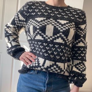 Gap Chunky Knit Sweater Size Small Alpaca Wool
